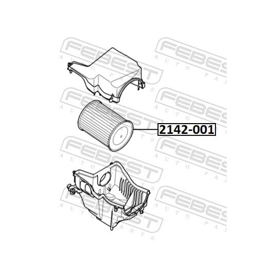 2142-001 - Ilmansuodatin 