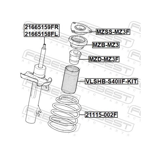 21115-002F - Suspension Spring 