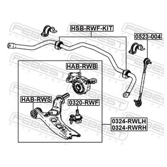 0324-RWRH - Track Control Arm 