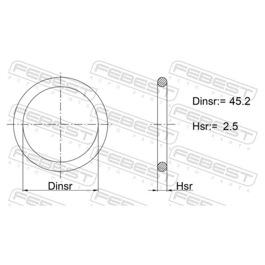 23400-019 - Seal, fuel sender unit 