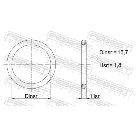 23400-009 - Seal, fuel line 