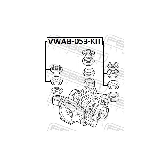 VWAB-053-KIT - Mounting, differential 