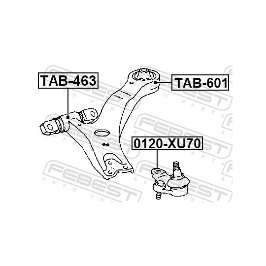 0120-XU70 - Ball Joint 