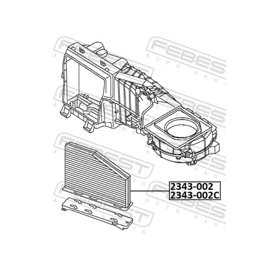 2343-002 - Filter, cabin air 