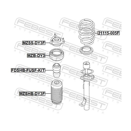 21115-005F - Suspension Spring 