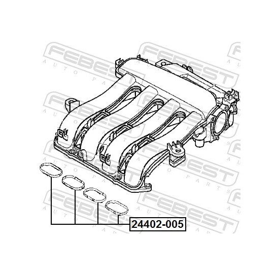 24402-005 - Gasket, intake manifold 