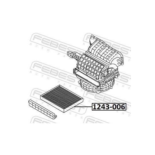 1243-006 - Filter, cabin air 