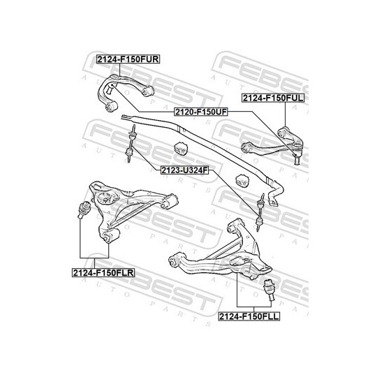 2124-F150FUL - Track Control Arm 