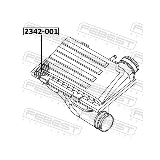 2342-001 - Ilmansuodatin 