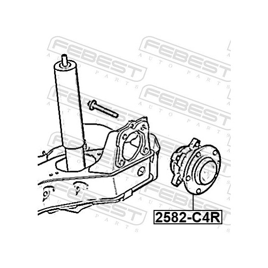 2582-C4R - Wheel hub 