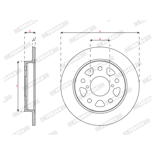 DDF2856C - Brake Disc 