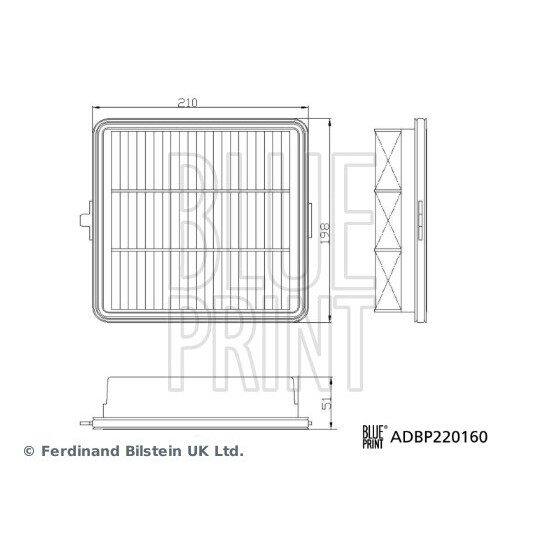 ADBP220160 - Air filter 