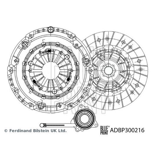 ADBP300216 - Clutch Kit 