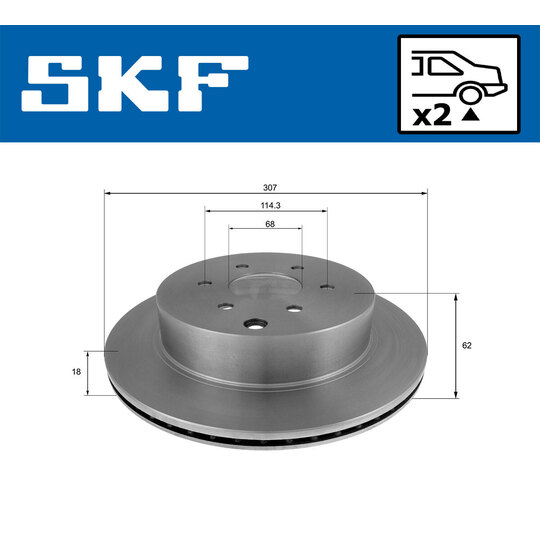 VKBD 90426 V2 - Brake Disc 