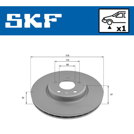 VKBD 81349 V1 - Brake Disc 