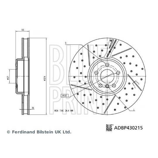 ADBP430215 - Brake Disc 