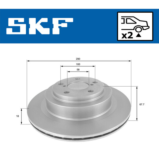 VKBD 90634 V2 - Brake Disc 