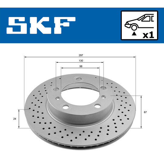 VKBD 80904 V1 - Brake Disc 