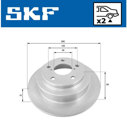 VKBD 90706 S2 - Brake Disc 