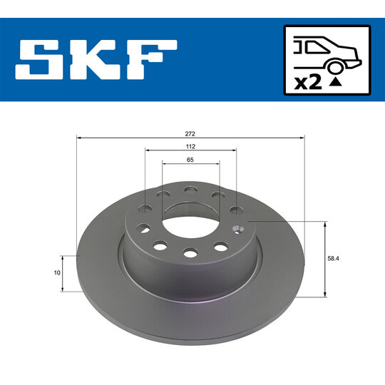 VKBD 91344 S2 - Brake Disc 