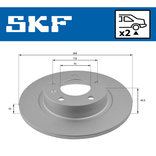 VKBD 90624 S2 - Brake Disc 