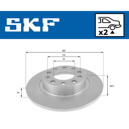 VKBD 90359 S2 - Brake Disc 