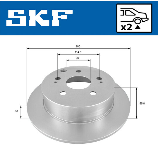 VKBD 90920 S2 - Brake Disc 