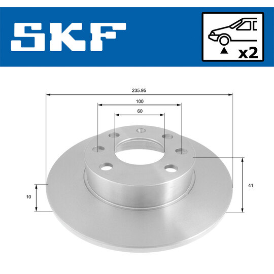 VKBD 80941 S2 - Brake Disc 