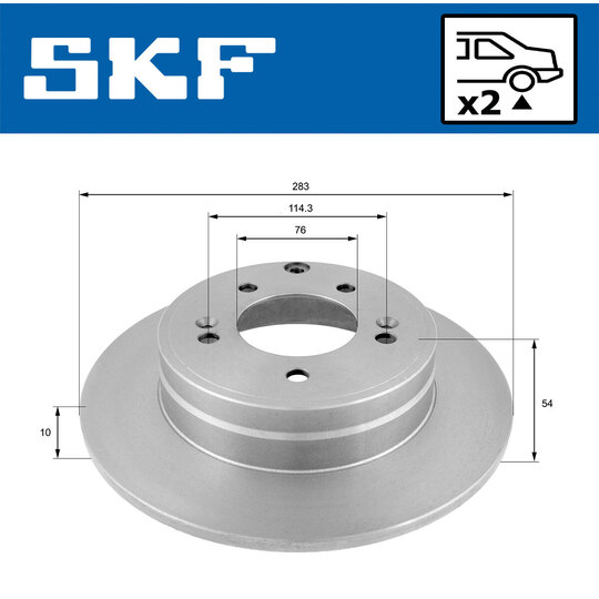 VKBD 90507 S2 - Brake Disc 