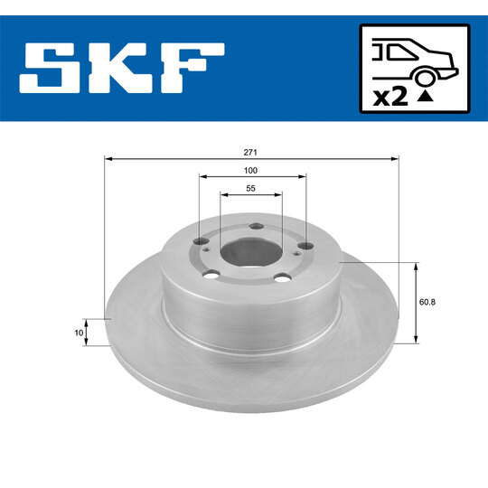 VKBD 91023 S2 - Brake Disc 