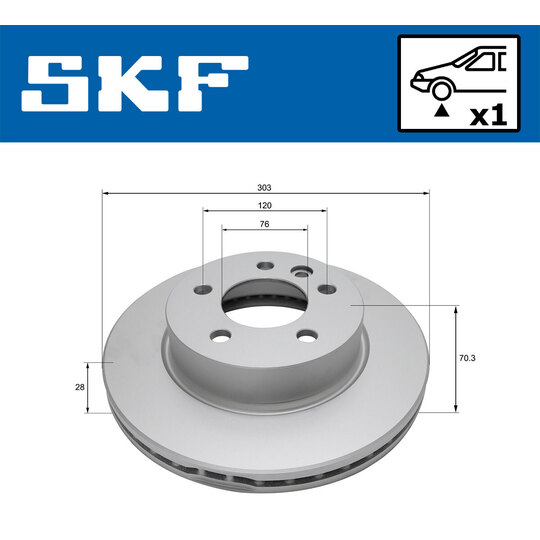 VKBD 81179 V1 - Brake Disc 