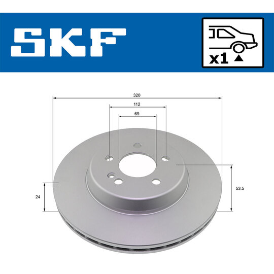 VKBD 91332 V1 - Brake Disc 