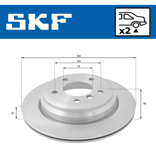 VKBD 91072 V2 - Brake Disc 