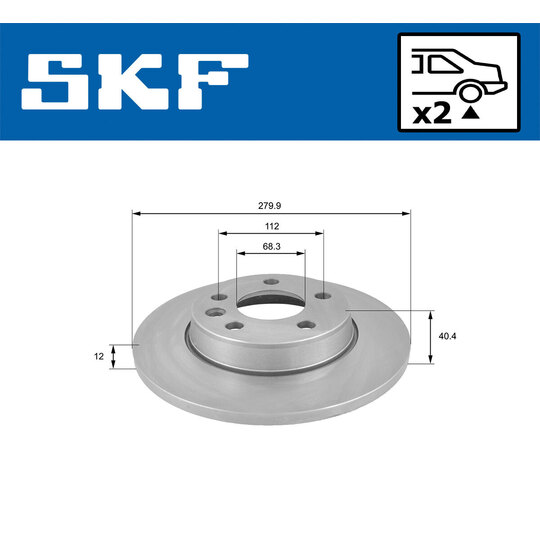 VKBD 90503 S2 - Brake Disc 