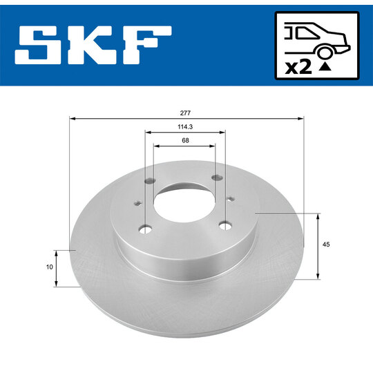 VKBD 90967 S2 - Brake Disc 