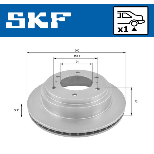 VKBD 90416 V1 - Brake Disc 