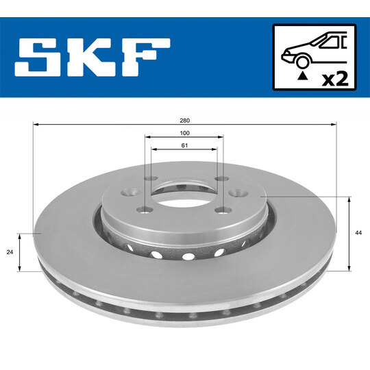 VKBD 81321 V2 - Brake Disc 