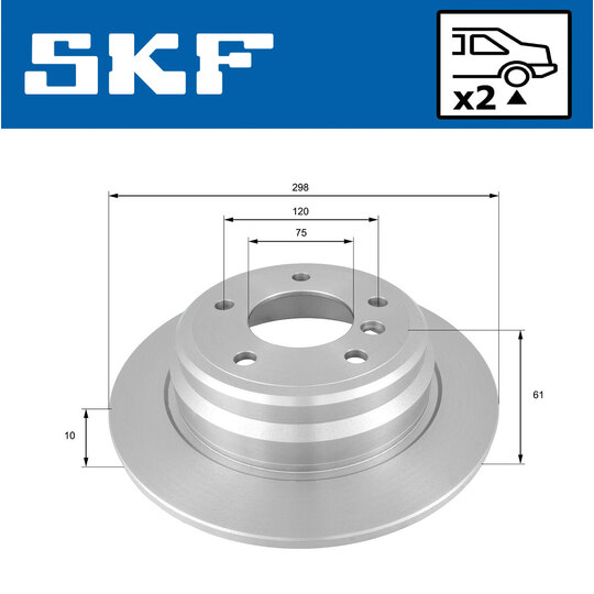 VKBD 90543 S2 - Brake Disc 