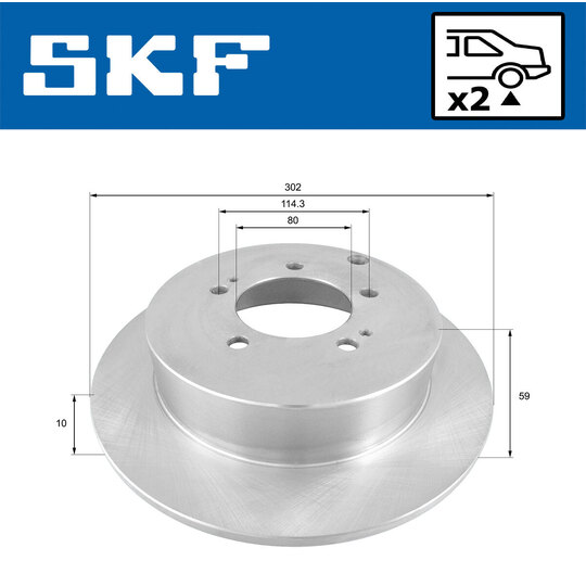 VKBD 90373 S2 - Brake Disc 