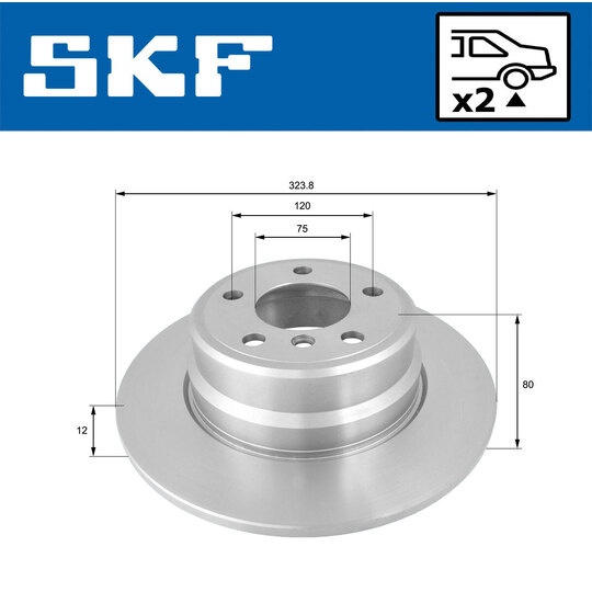 VKBD 90362 S2 - Brake Disc 