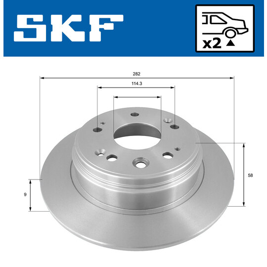 VKBD 91098 S2 - Brake Disc 