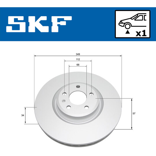 VKBD 81330 V1 - Brake Disc 