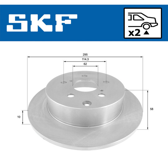 VKBD 90380 S2 - Brake Disc 