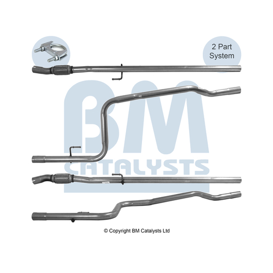 BM50772 - Exhaust pipe 