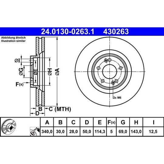 24.0130-0263.1 - Brake Disc 