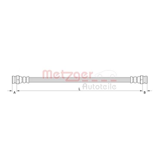 4110320 - Brake Hose 