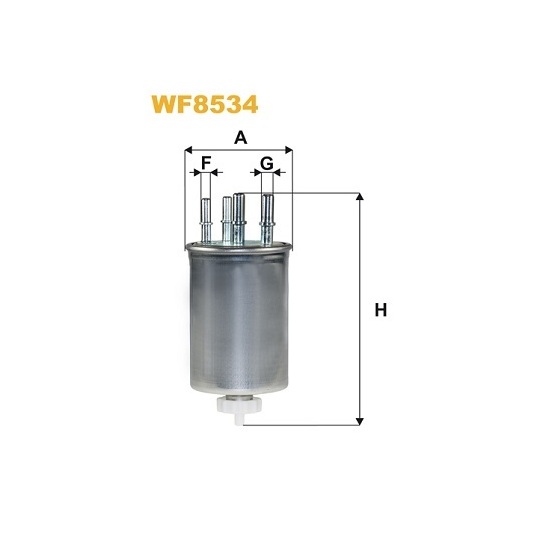 WF8534 - Fuel filter 