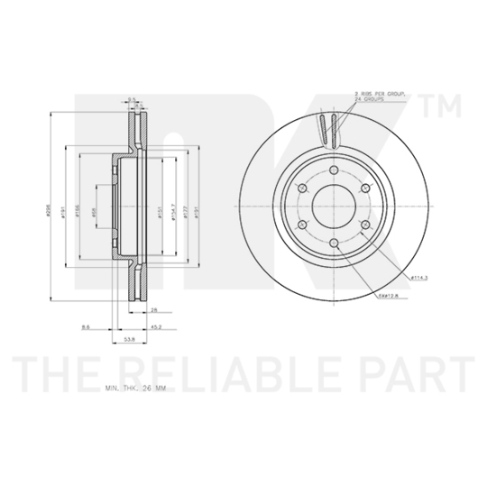 3122102 - Brake Disc 