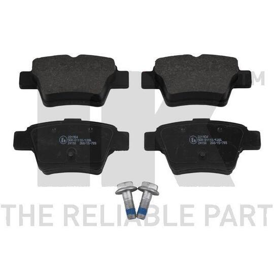 221954 - Brake Pad Set, disc brake 