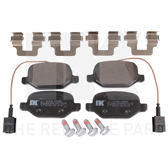 221030 - Brake Pad Set, disc brake 